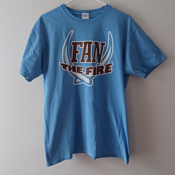 T Shirt Tufts University Fan The Fire Student Athletic Advisory Committee Size L - Picture 2 of 5